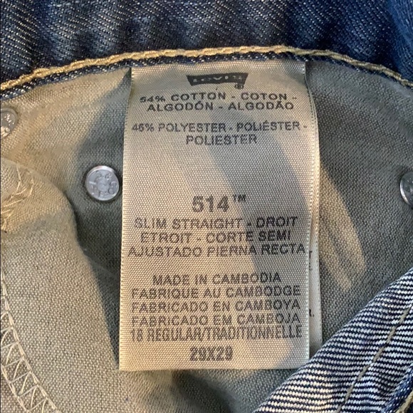 Boys’ 514 Slim Straight Levi’s Jeans - Picture 8 of 8